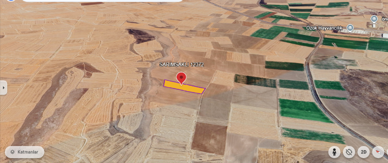 SARIMSAKLI SİVAS YOLU ÜZERİ 12.190 M2 SATILIK ARAZİ